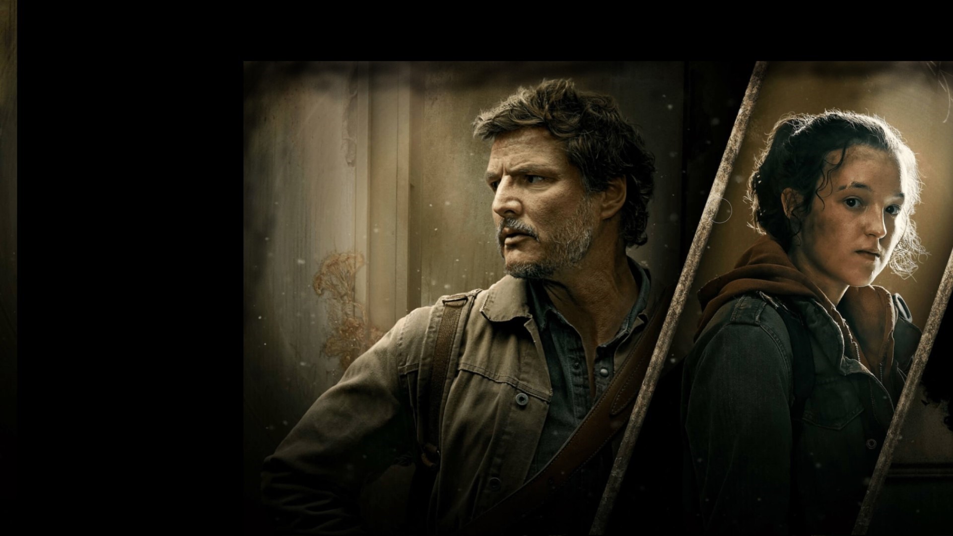 Ellie e Joel de perfil